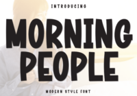 Morning People Font - Featured Image