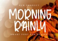 Morning Rainly Font - Featured Image