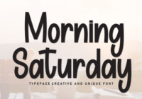 Morning Saturday Font - Featured Image