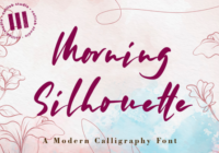 Morning Silhouette Font - Featured Image
