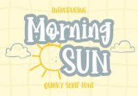 Morning Sun Font - Featured Image