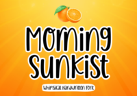 Morning Sunkist Font - Featured Image