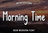 Morning Time Font - Featured Image