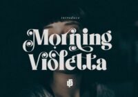 Morning Violetta Font - Featured Image