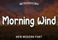 Morning Wind Font - Featured Image