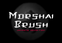 Morshai Brush Font - Featured Image