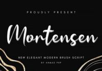 Mortensen Font - Featured Image