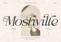 Moshville Font - Featured Image