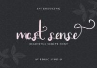 Most Sense Font - Featured Image