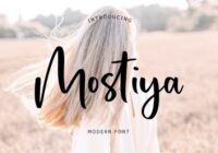Mostiya Font - Featured Image