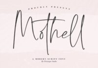 Mothell Font - Featured Image