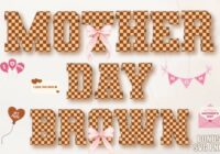 Mother Day Brown Font - Featured Image