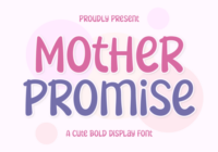 Mother Promise Font - Featured Image
