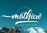Mothica Script Font - Featured Image