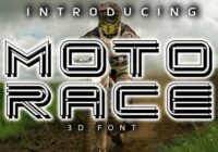 Moto Race Font - Featured Image