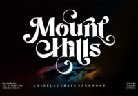 Mount Hills Font - Featured Image
