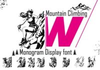 Mountain Climbing W Font - Featured Image