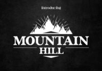 Mountain Hill Font - Featured Image
