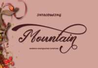 Mountain Script Font - Featured Image