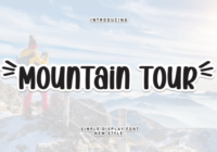 Mountain Tour Font - Featured Image