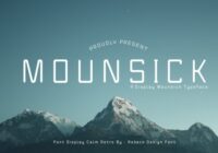 Mountsick Font - Featured Image