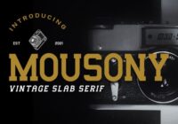Mousony Font - Featured Image