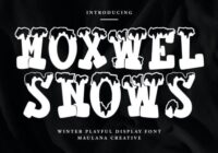 Moxwel Snows Font - Featured Image