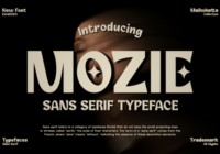 Mozie Font - Featured Image