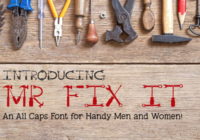 Mr. Fix It Font - Featured Image
