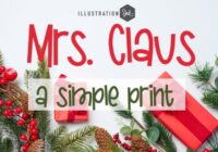 Mrs. Claus Font - Featured Image