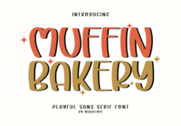 Muffin Bakery Font - Featured Image