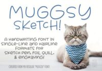 Muggsy Sketch (single Line) Font - Featured Image