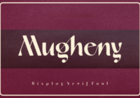 Mugheny Font - Featured Image