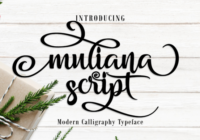 Muliana Script Font - Featured Image