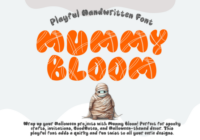 Mummy Bloom Font - Featured Image