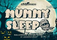 Mummy Sleep Font - Featured Image