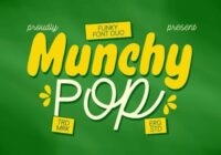 Munchy Pop Font - Featured Image