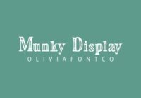 Munky Display Font - Featured Image