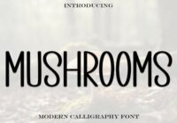 Mushrooms Font - Featured Image