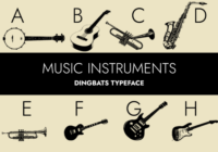 Music Instruments Font - Featured Image