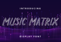 Music Matrix Font - Featured Image