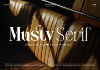 Mustyserif Font - Featured Image
