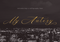 My Autery Font - Featured Image