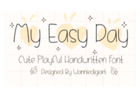 My Easy Day Font - Featured Image