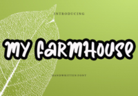 My Farmhouse Font - Featured Image