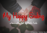 My Happy Ending Font - Featured Image