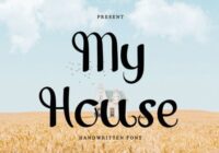 My House Font - Featured Image