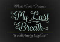 My Last Breath Font - Featured Image