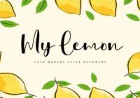 My Lemon Font - Featured Image