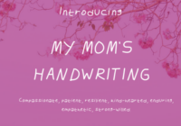 My Mom's Handwriting Font - Featured Image